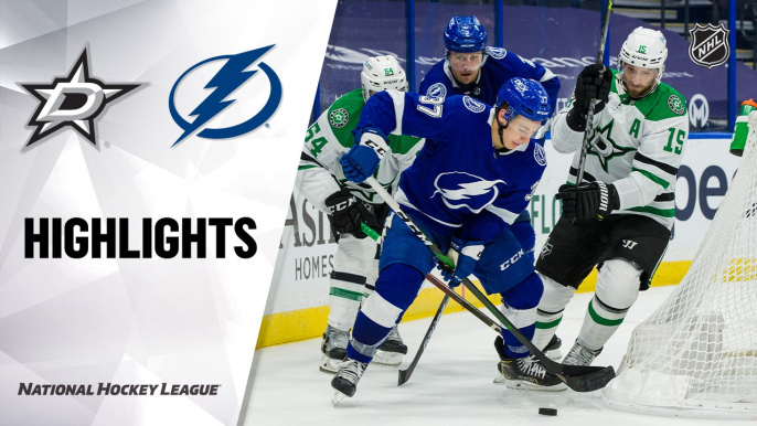 Stars @ Lightning 4/29/21 | NHL Highlights
