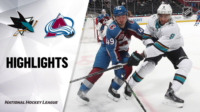 Sharks @ Avalanche 4/30/21 | NHL Highlights