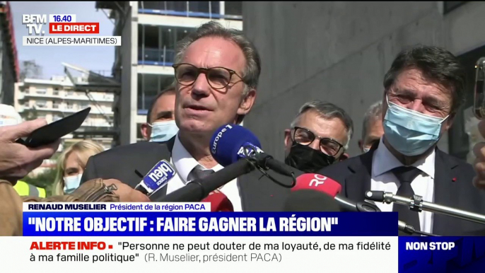 Renaud Muselier: "Je n'ai jamais demandé l'investiture, j'ai demandé le soutien de ma famille politique"