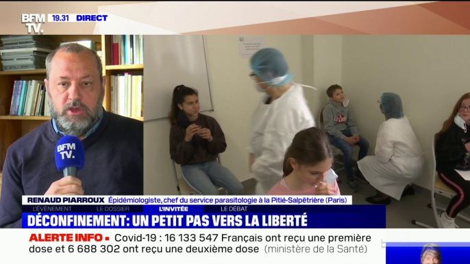 Renaud Piarroux: "La couverture vaccinale n'est pas encore suffisante pour assurer un contrôle de l'épidémie sans les mesures actuellement en place"