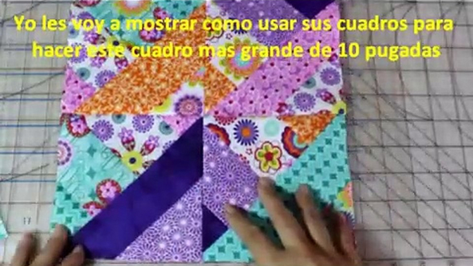 How To Sew #Quilt Squares Using Fabric Jelly Roll -  Video Two