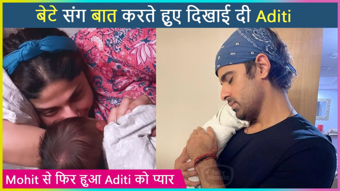 Aditi Praises Husband Mohit Malik For Taking Care Of Her & Baby, Shares Cute Photo