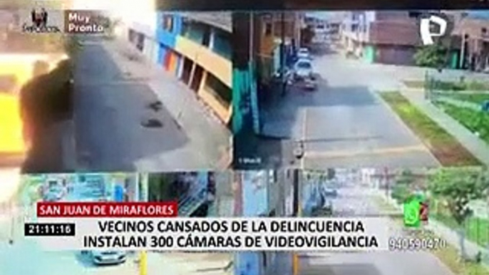 SMP: Vecinos cansados de la delincuencia instalan 300 cámaras de videovigilancia