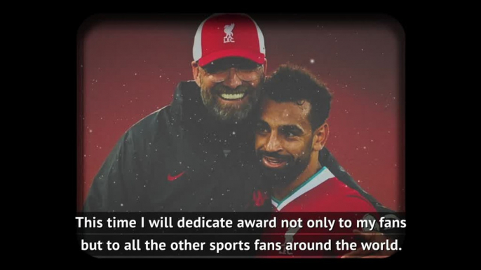 Klopp hails Laureus Award winner Salah 'even better person than player'