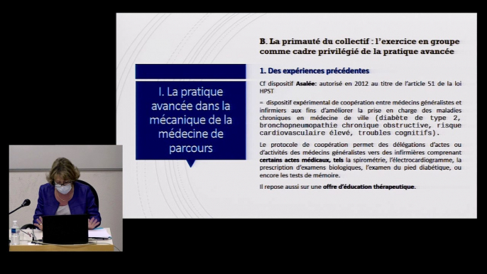 "Parcours et exercice en pratique avancée", Isabelle POIROT-MAZERES, Professeur de droit public, UT1, IMH_IMH_26-03-21_Le parcours du patient_07_I_PoirotMazere