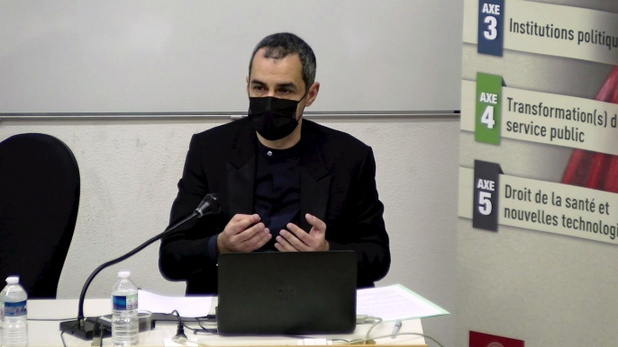 "Parcours du patient et relation médicale", Vincent VIOUJAS, Directeur d’hôpital et chercheur associé au centre de droit de la santé de la faculté de droit d’Aix-Marseille Débats-_IMH_26-03-21_Le parcours du patient_09_V_Vioujas