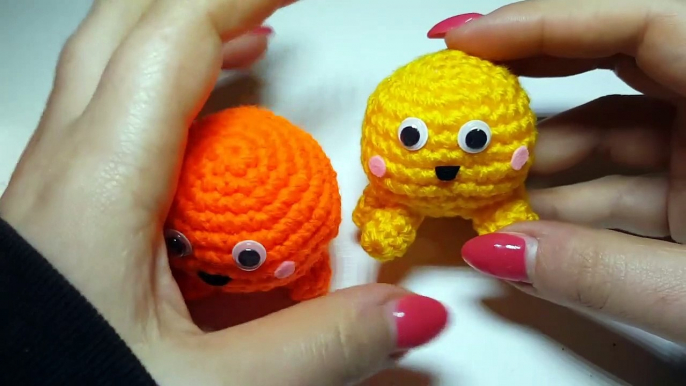 Tutorial Polipetti Amigurumi All'Uncinetto - Crochet Amigurumi Octopus - Facile