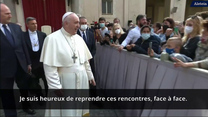 "La prière est un combat", reconnaît le pape François