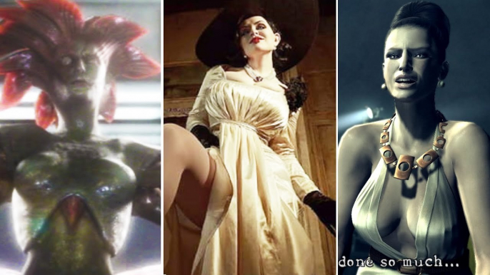 10 Female Monsters in Resident Evil Games (Lady Dimitrescu Tall Lady, Alexia, Hilda Hidalgo, Lisa)