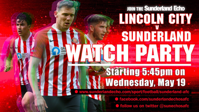 League One play-off semi-final first leg: Lincoln City v Sunderland - Watch Party