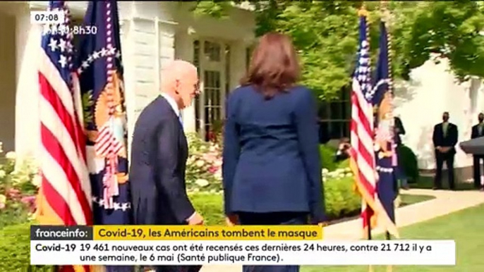 Coronavirus - Joe Biden a annoncé cette nuit que les américains vaccinés n'ont plus à porter le masque à l'intérieur comme à l extérieur