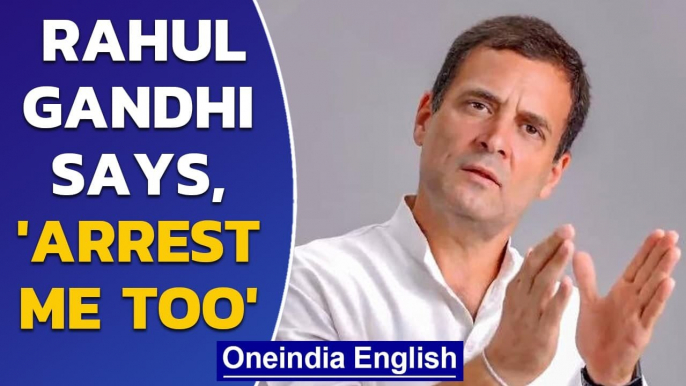 Rahul Gandhi slams Govt for arresting people over posters critical of PM Modi | Oneindia News