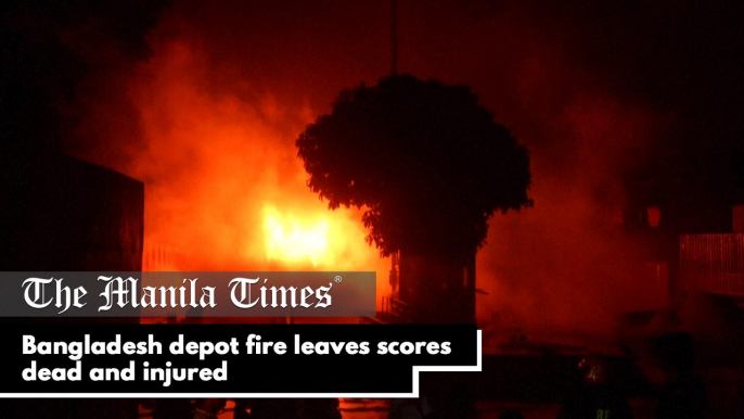 Bangladesh depot fire leaves scores dead and injured