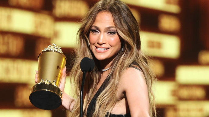 Jennifer Lopez breaks down as she accepts Generation Award at the MTV Movie and TV Awards