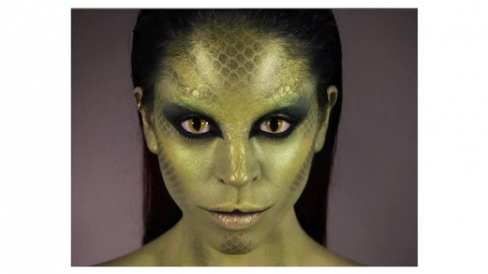 Maquillaje para Halloween con ilusión óptica