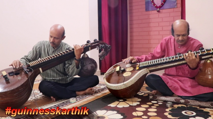 THILLANA - KAMACH - VEENA DUO - CARNATIC VEENA - INSTRUMENTAL - SARASWATHI VEENA -  KARTHIK VEENA