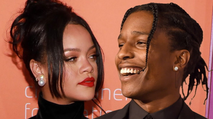 Rihanna & ASAP Rocky Kiss In New Photos