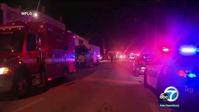 Video shows moment of condo building collapse in Surfside, Florida _ ABC7