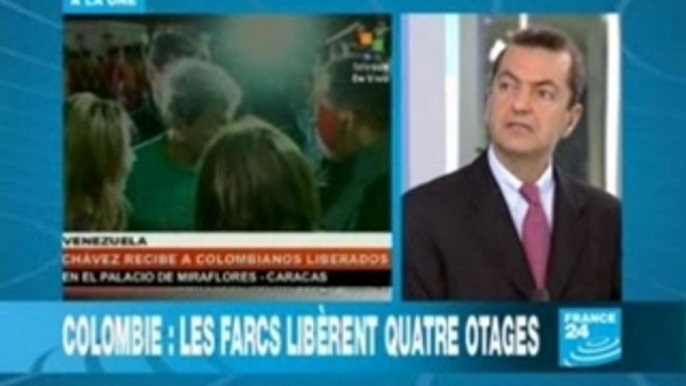 4 otages des Farcs libérés!-France 24