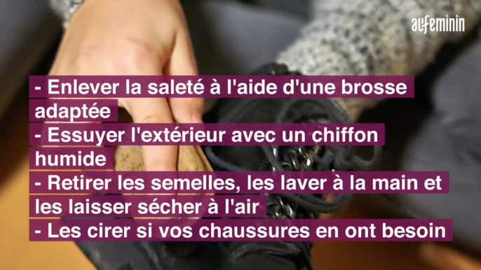 Comment laver ses chaussures à la machine