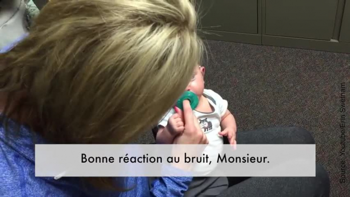 Adorable ! Ce bébé entend sa mère pour la première fois