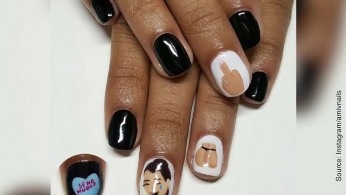 Du nail art inspiré de l'actualité