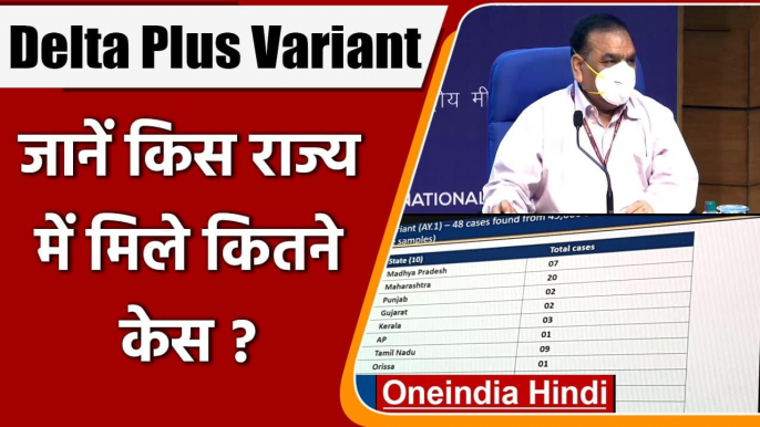 Coronavirus India Update: देश में Corona Delta Plus Variant के कितने मामले, जानें | वनइंडिया हिंदी