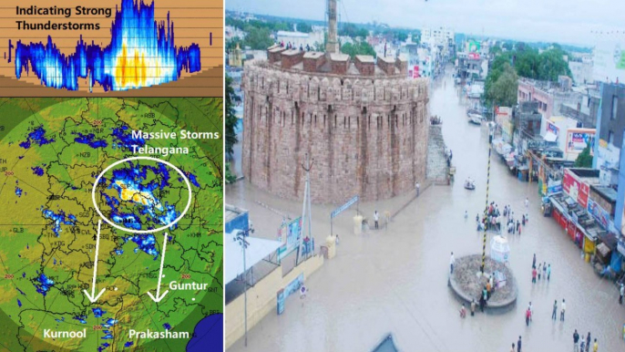 AP & TS Rains |Weather Forecast| Floods | Oneindia Telugu