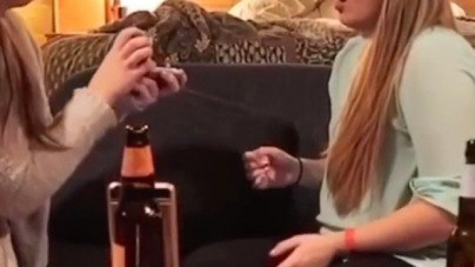 Woman Proposes Girlfriend On New Year's Eve In a Cabin