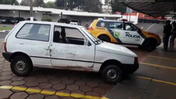 Uno que havia sido furtado é localizado pela PM no Bairro Interlagos