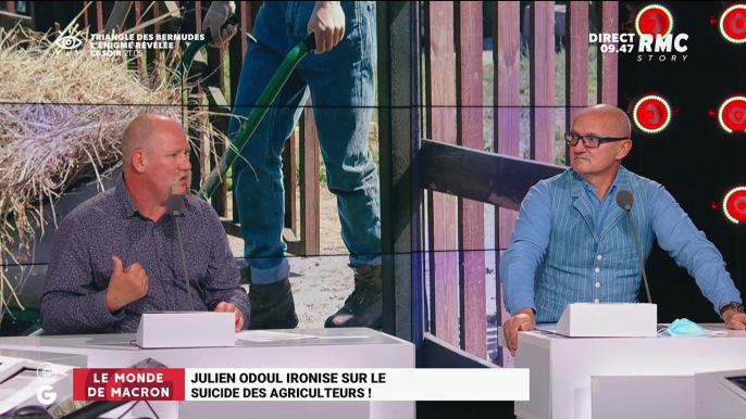 Le monde de Macron : Julien Odoul ironise sur le suicide des agriculteurs ! - 08/06