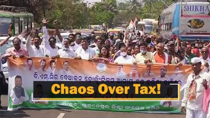 Bhubaneswar Holding Tax Row: Agitating Congress Workers Barge Into BMC Office | OTV News