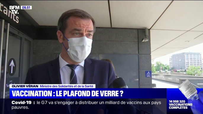 Olivier Véran: "Il y a des créneaux disponibles du fait de l'augmentation de l'offre de vaccins, pas d'une réduction de la demande"