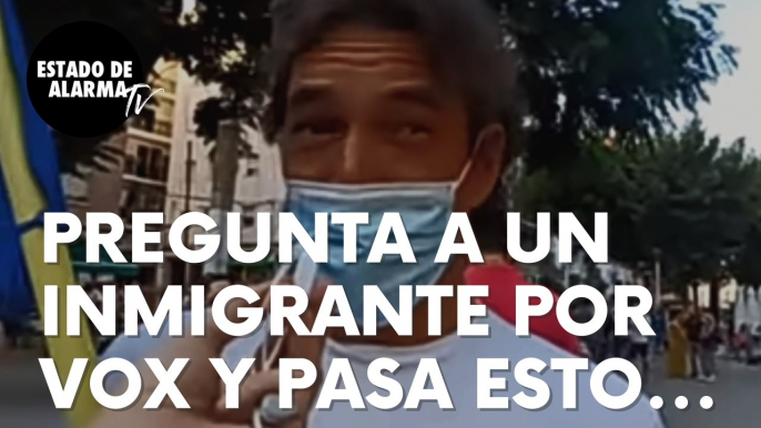 Pregunta a un inmigrante por Vox y su respuesta deja a todos perplejos: “Hay que escuchar los mensajes”