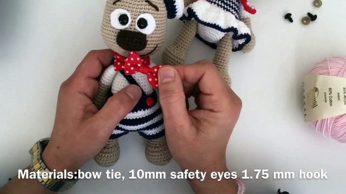 Amigurumi Ayıcık Tarifi ( Teddy Bear Crochet Tutorial) (English Subtitles On)