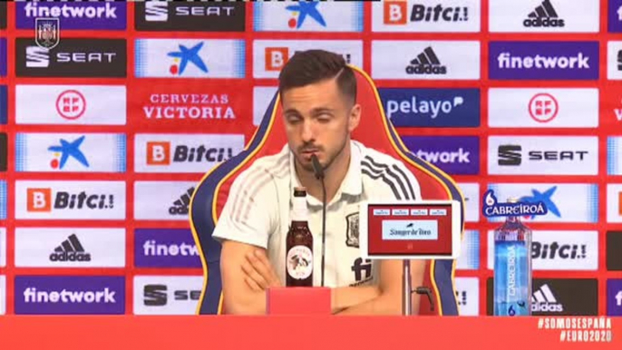 Sarabia sobre Ramos: "Es un referente para la selección y todos los jugadores le deseamos lo mejor"