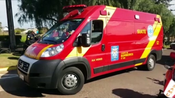 Bebê de apenas quatro meses se afoga com leite materno e é socorrido pelo Siate e pelo Samu, na Rua Terra Roxa