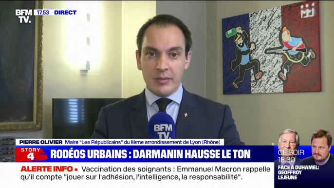 Rodéos urbains: pour le maire LR du IIe arrondissement de Lyon, le gouvernement a "mots forts mais des actes faibles"