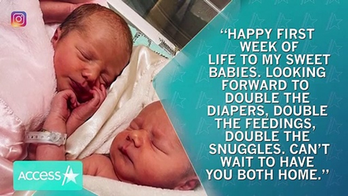 'Bachelor' Alum Lauren Burnham Celebrates 1st Week With Twins