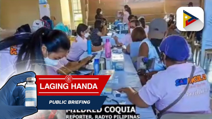 3,742 na indibidwal na kabilang sa priority groups A1, A2, at A3 sa San Nicolas, Pangasinan, nabakunahan na