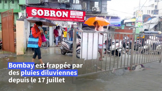 Inde: Bombay sous les eaux après plusieurs jours de pluie