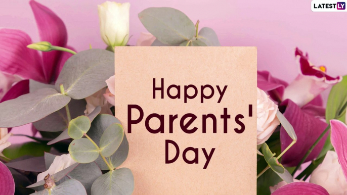 Parents’ Day 2021 Messages: Wish Your Mother and Father With WhatsApp Greetings, Quotes & HD Images