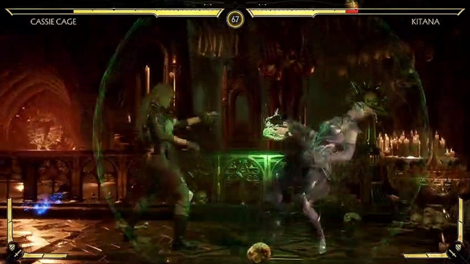 MK11 Ultimate Cassie Cage vs Kitana