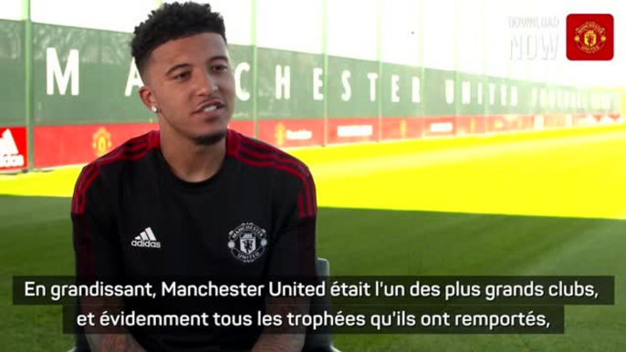 Man United - Sancho affiche ses ambitions