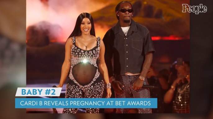 Cardi B Is Pregnant! Rapper Reveals She's Expecting Second Child During BET Awards Performance