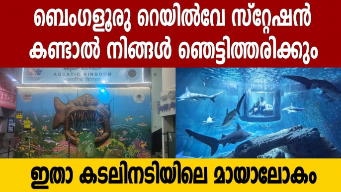 Indian Railways Opens First Tunnel Aquarium At KSR Railway Station