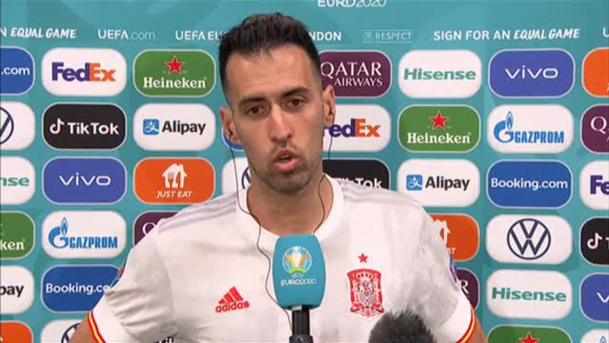 Busquets: "Es una pena creo que el fútbol no ha sido justo con nosotros"