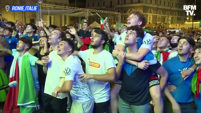 La joie à Rome après la qualification de l'Italie pour la finale de l'Euro 2020