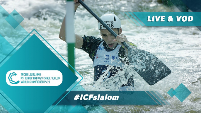 2021 ICF Canoe-Kayak Slalom Junior & U23 World Championships Ljubljana Slovenia / Canoe Teams