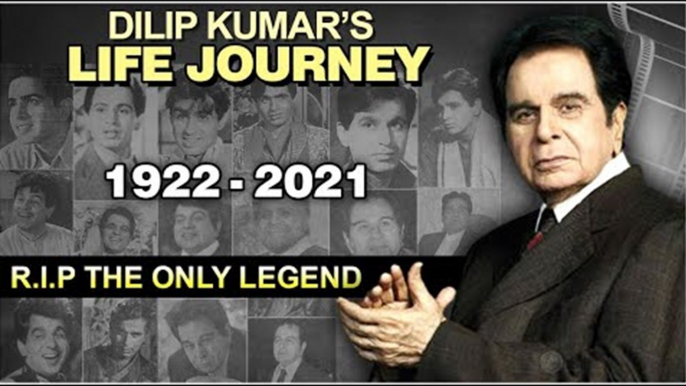 Dilip Kumar Aka Yusuf Khan LIFE STORY | Movies, Marriage, Family, Saira Bano